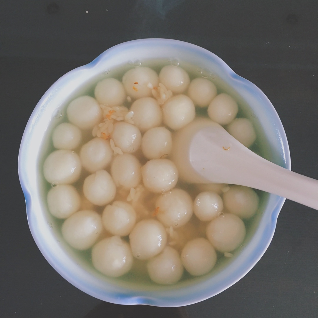 桂花酒酿圆子