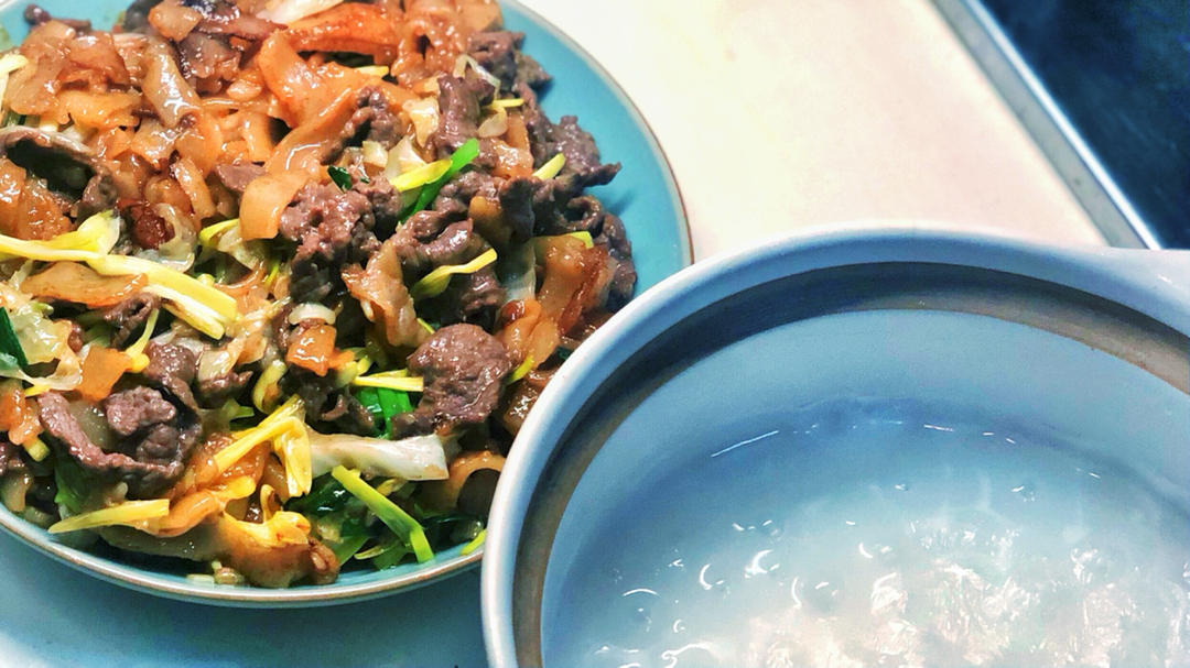 干炒牛河，不颠锅，不粘锅的小窍门