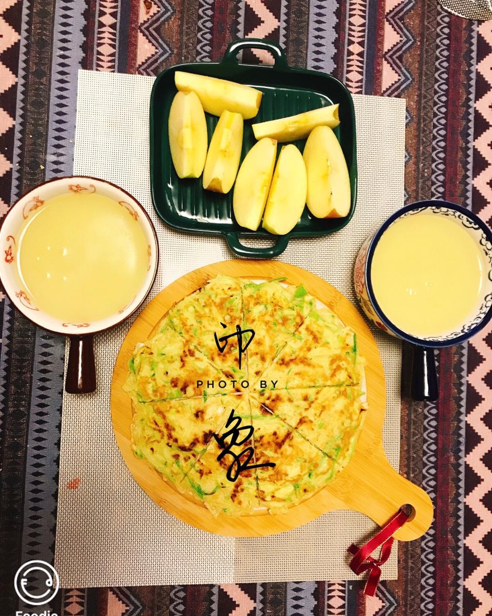 西葫芦鸡蛋饼