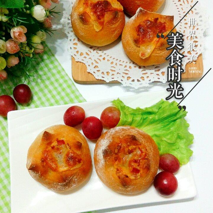 全麦芝士熔岩面包