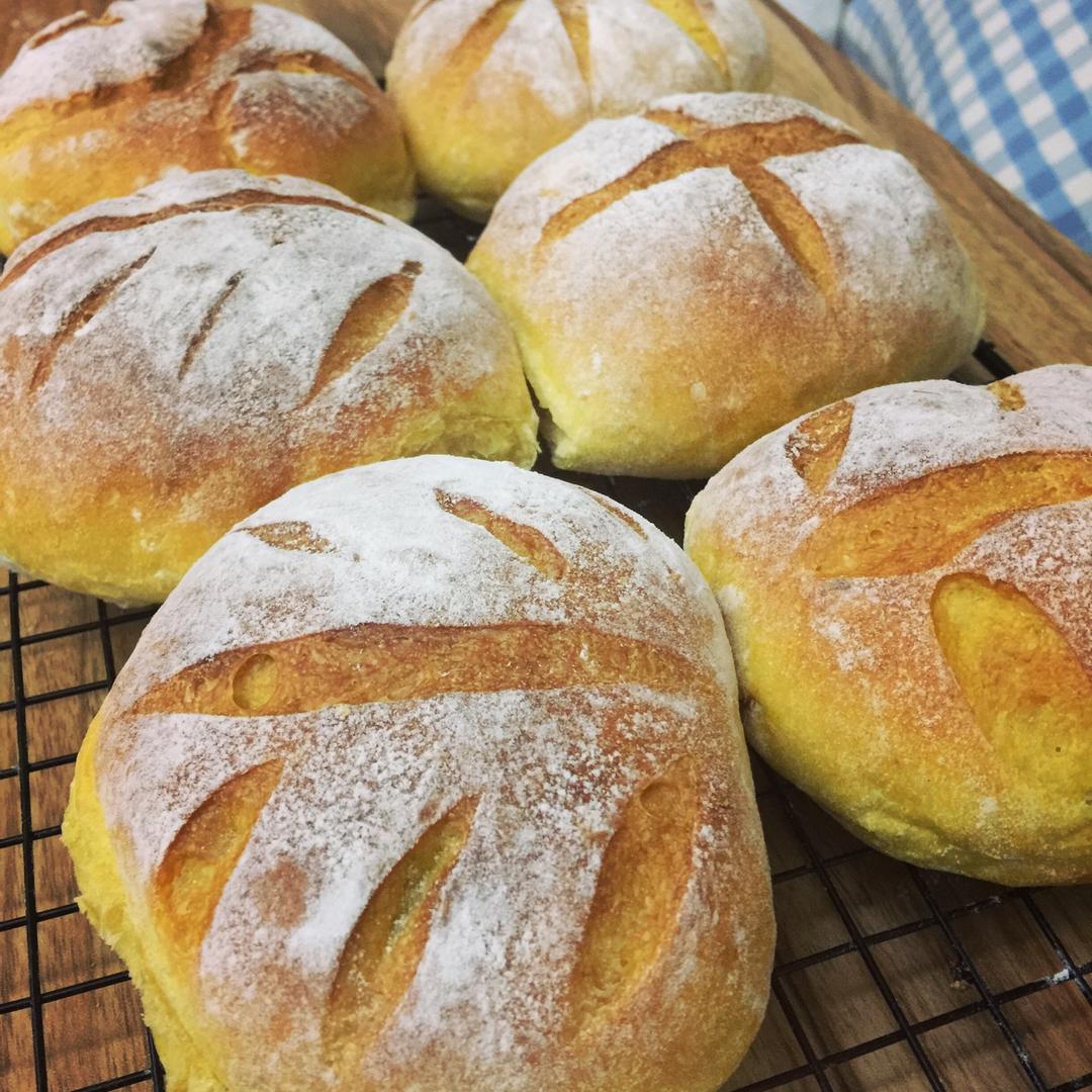 南瓜蔓越莓麻薯包