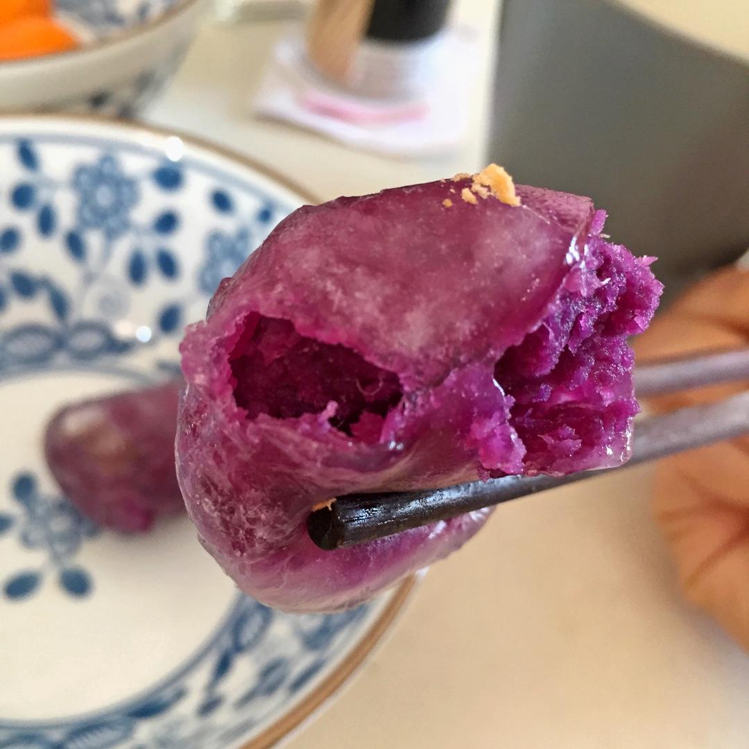 Q弹貌美的水晶紫薯汤圆