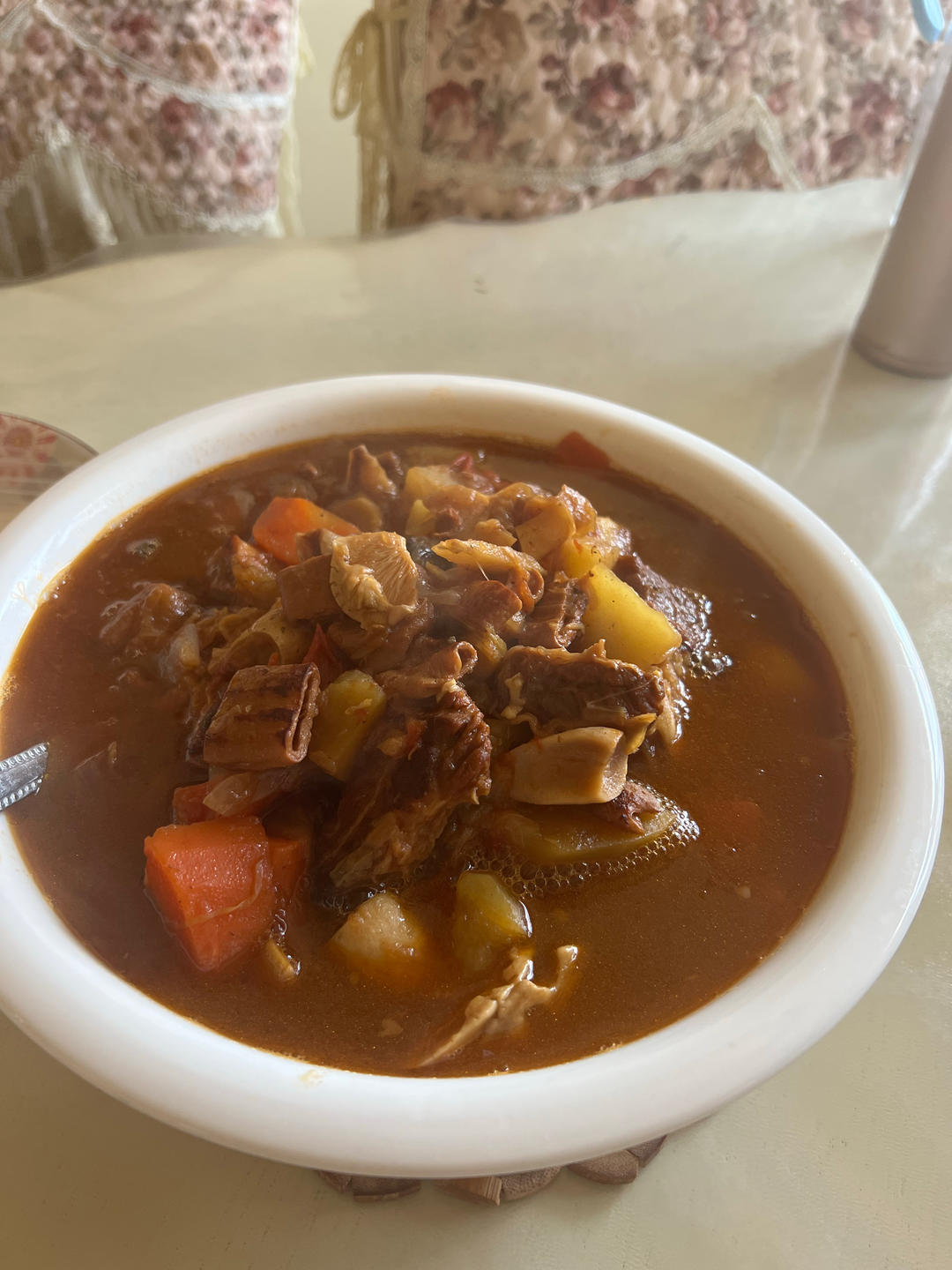 番茄土豆炖牛腩