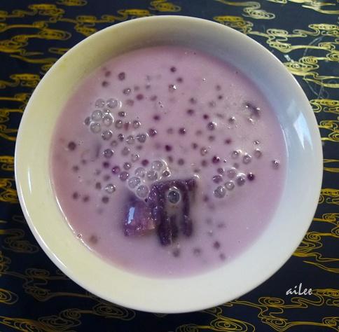 紫薯椰汁西米露的做法