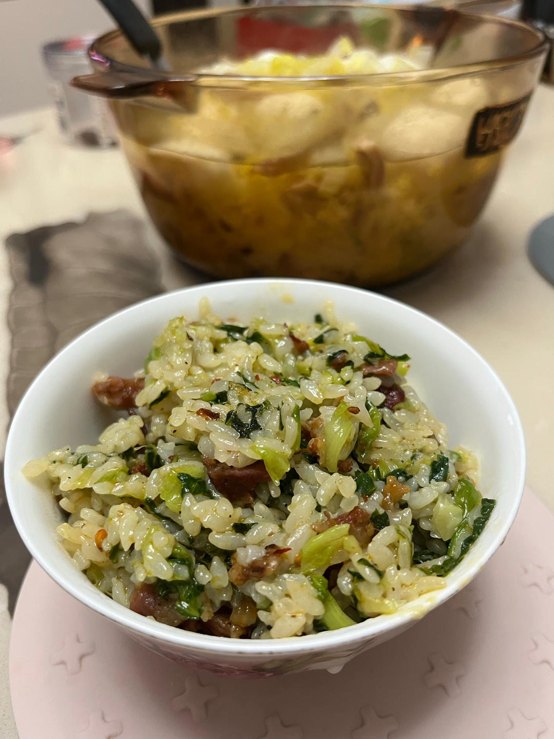 不敢多吃的菜饭