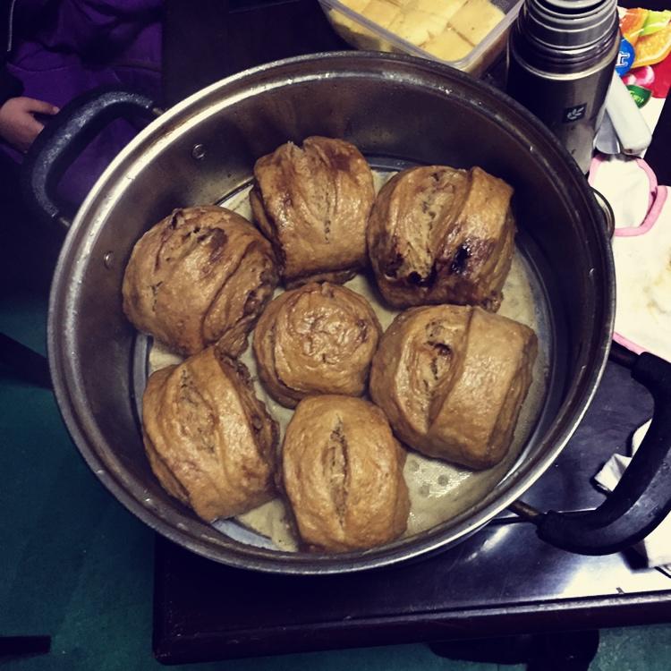 有料的红糖馒头（土豪包）