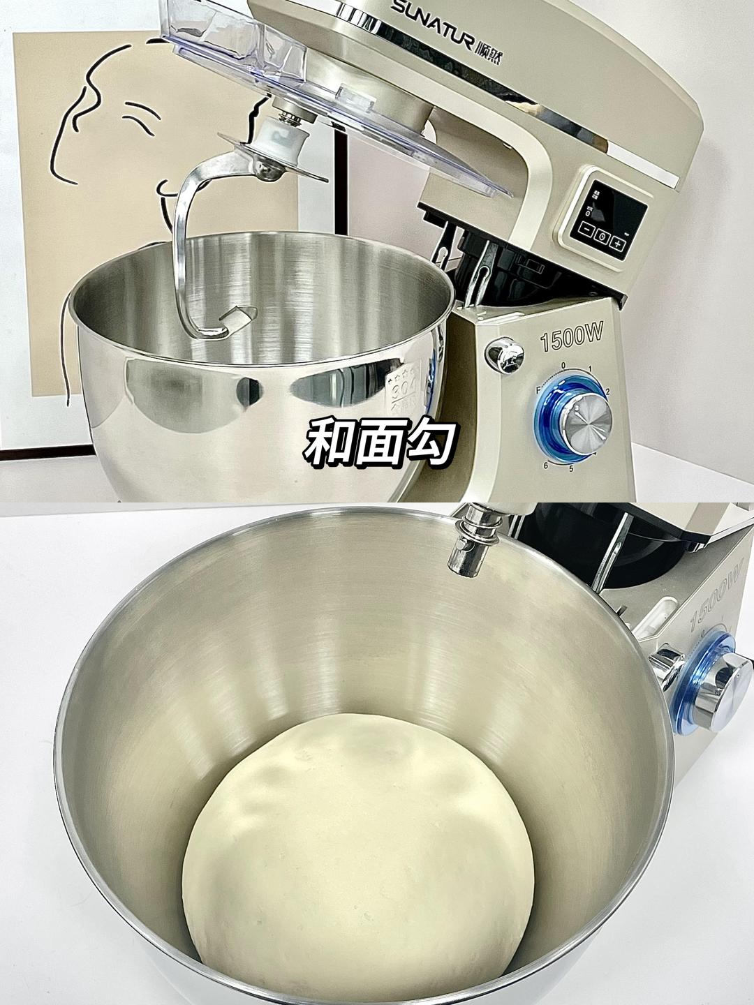 纯奶手撕吐司的做法 步骤1