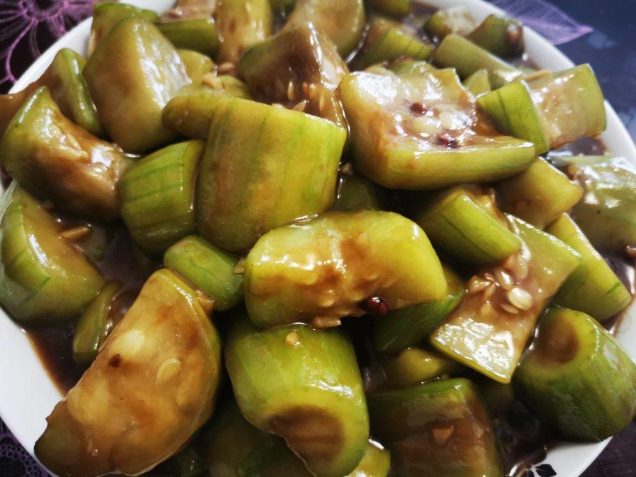 蚝油丝瓜，脆、甜、嫩！