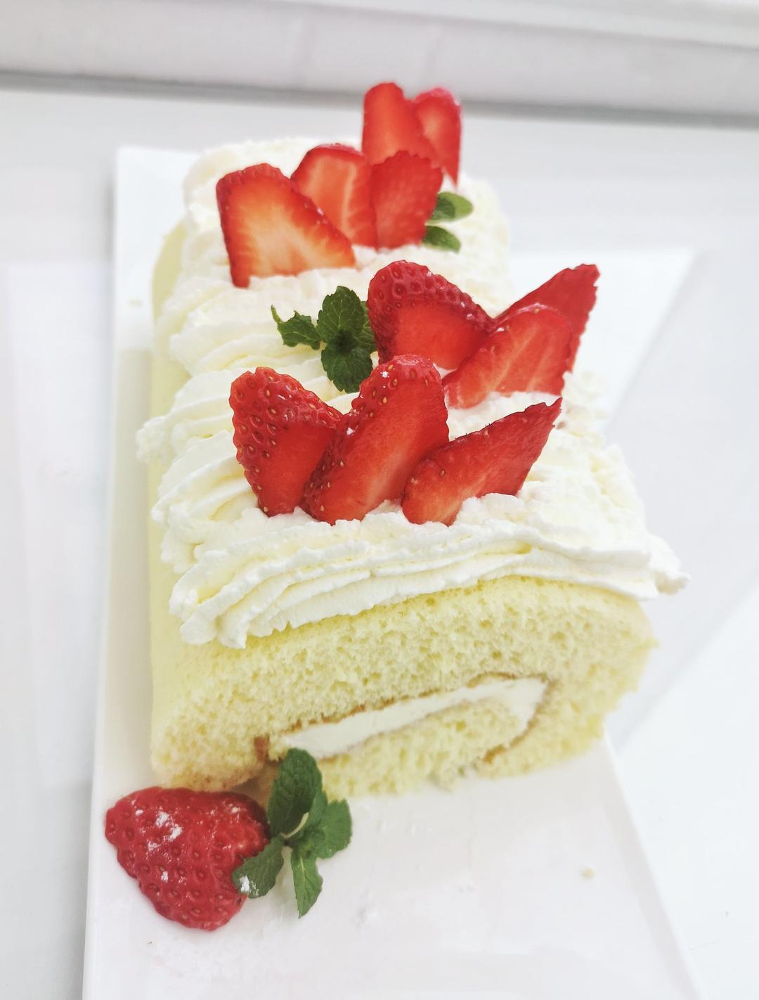 肥而不腻的超厚瑞士卷