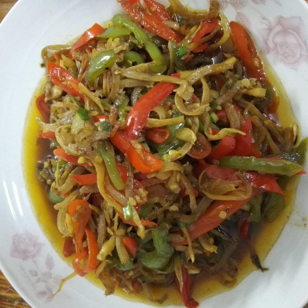 香辣银鱼干