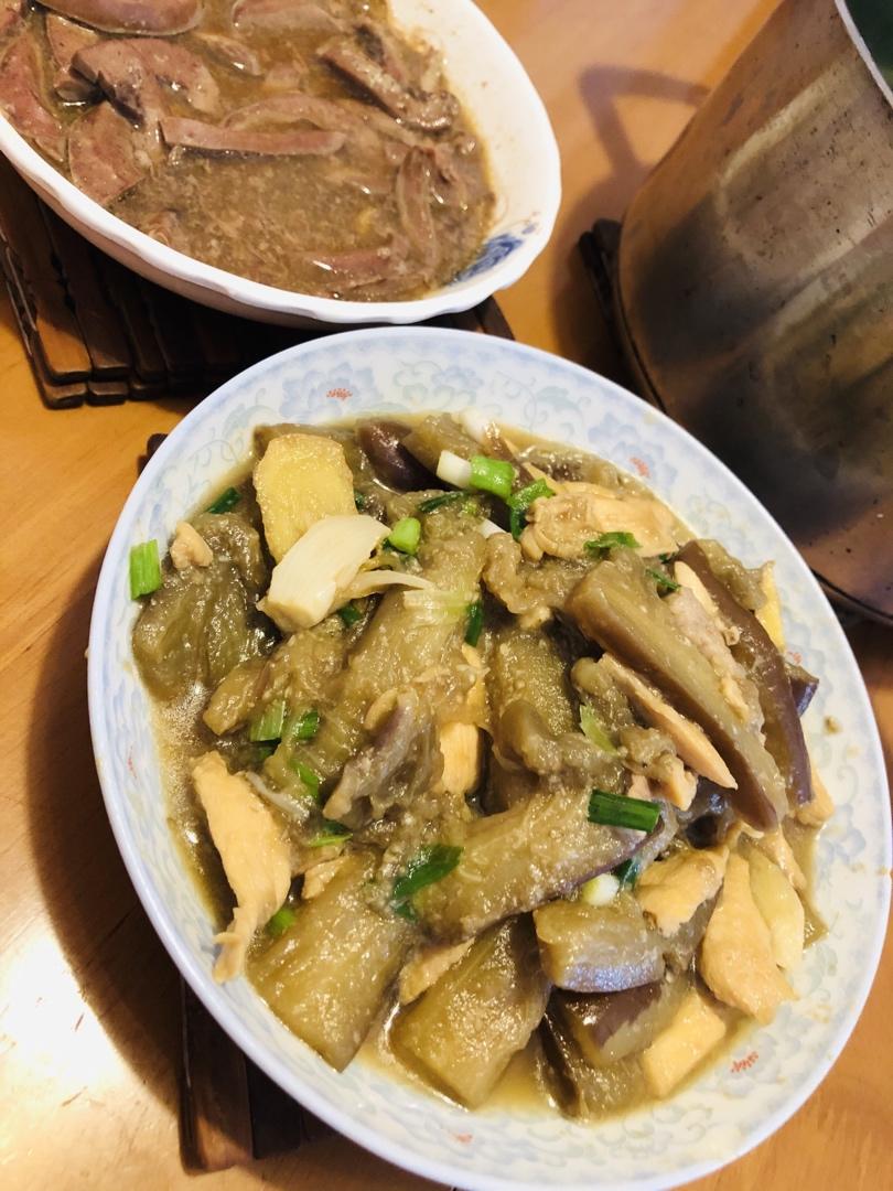 肉丝烧茄子