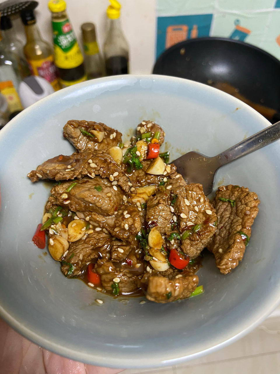 香菜牛肉