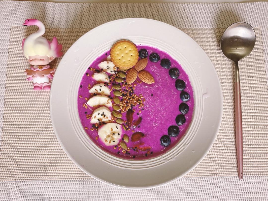 火龙果smoothie减脂奶昔（Whole30Day5）