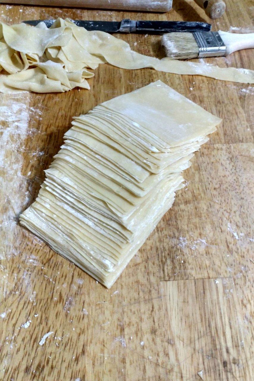jojo9987374做的自己做馄饨皮,云吞皮