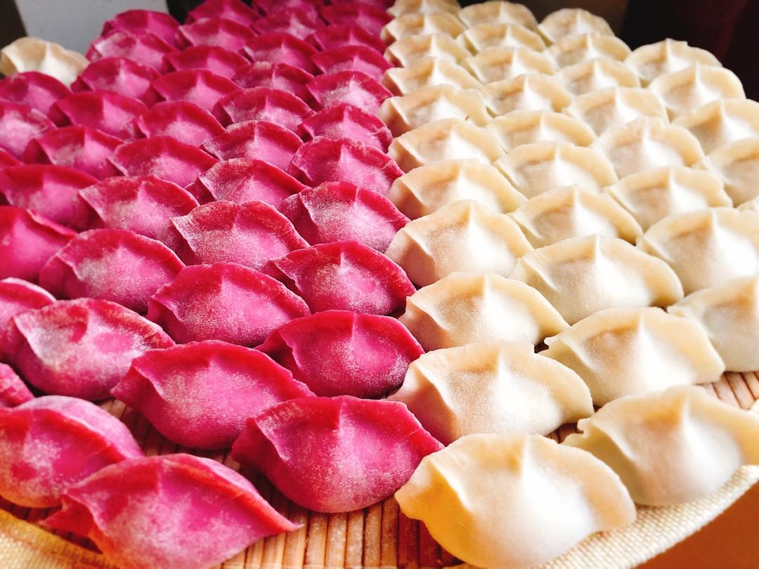彩色水饺