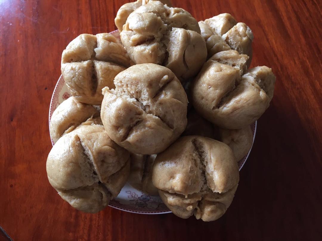 红糖燕麦开花馒头（一次性发酵）