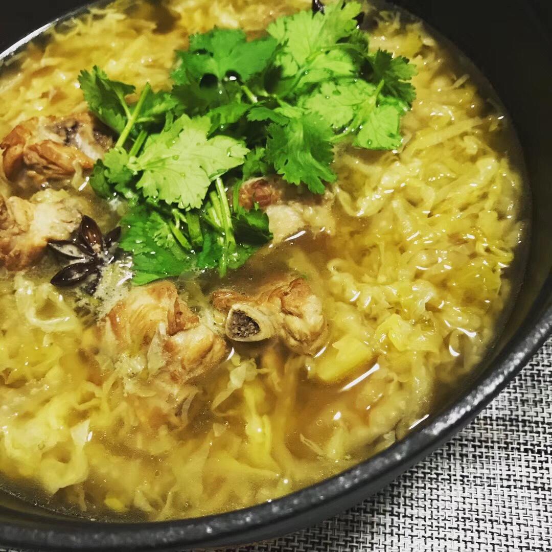 【东北酸菜炖排骨图片】maro_毛毛_下厨房