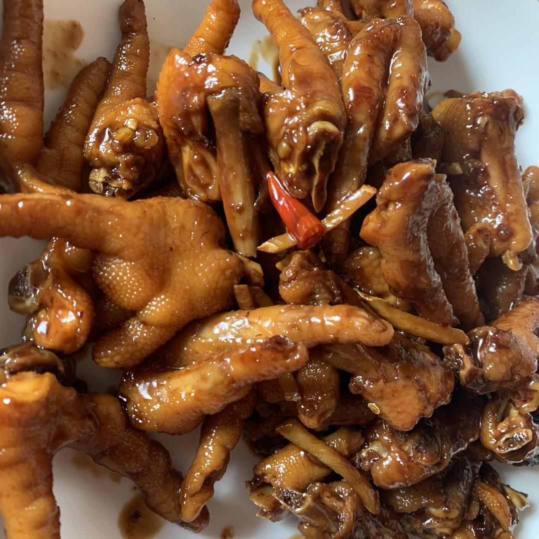 香辣烧鸡爪