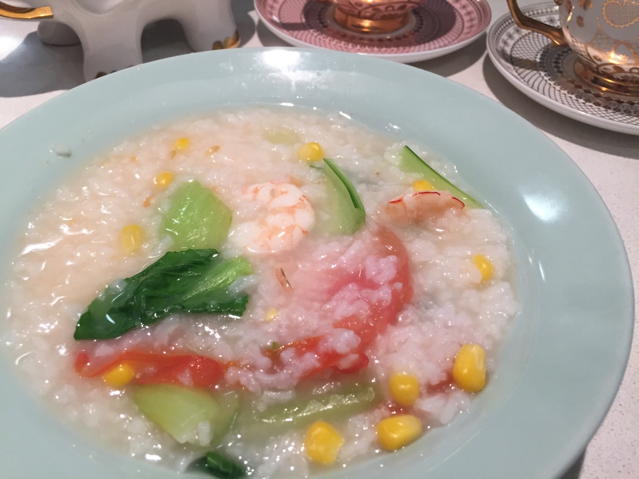 鲜虾砂锅粥
