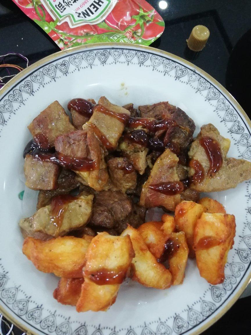 空气炸锅 de 煎牛排 没有油烟嫩嫩嗒