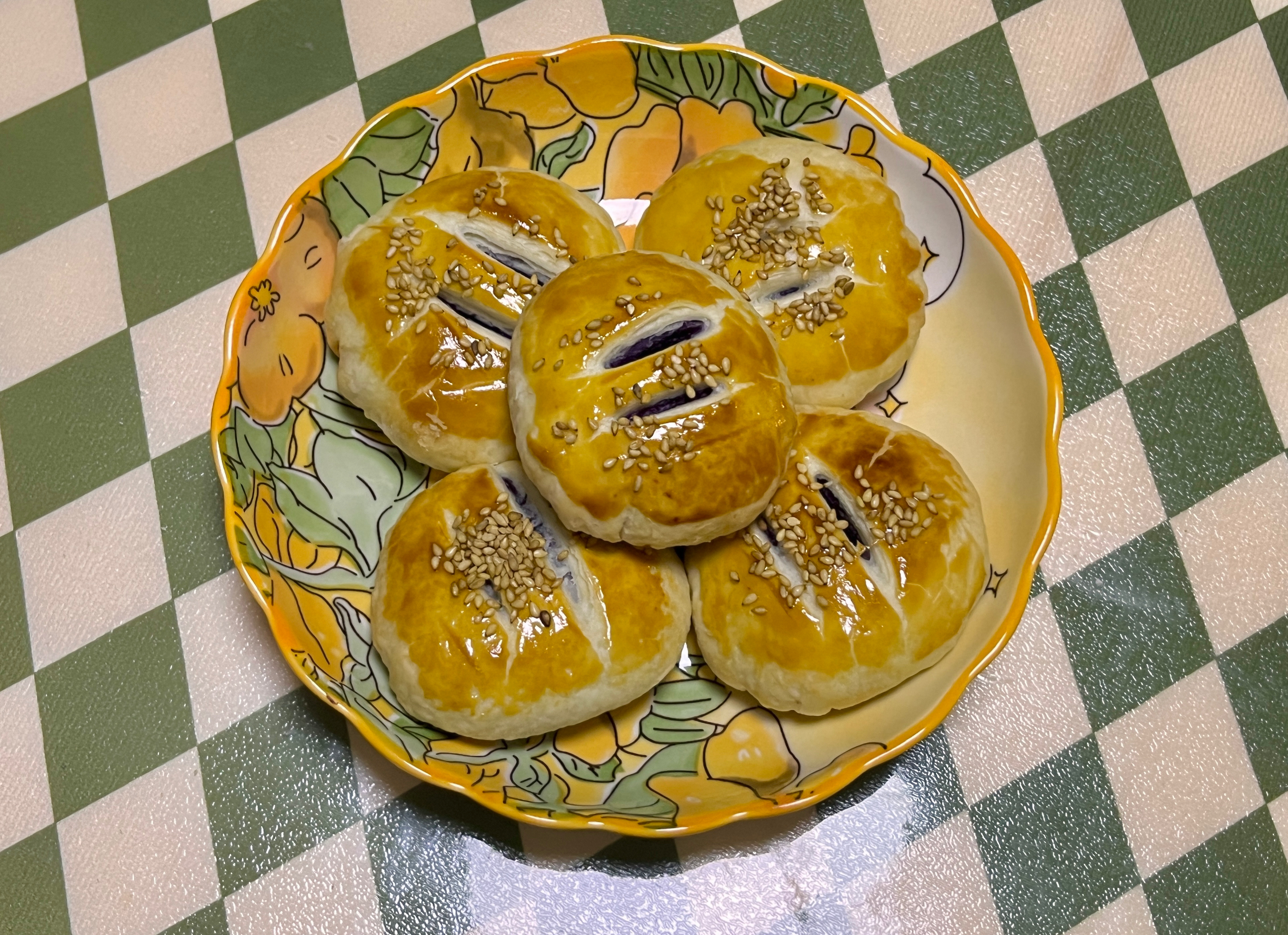 紫薯酥饼--大包酥法