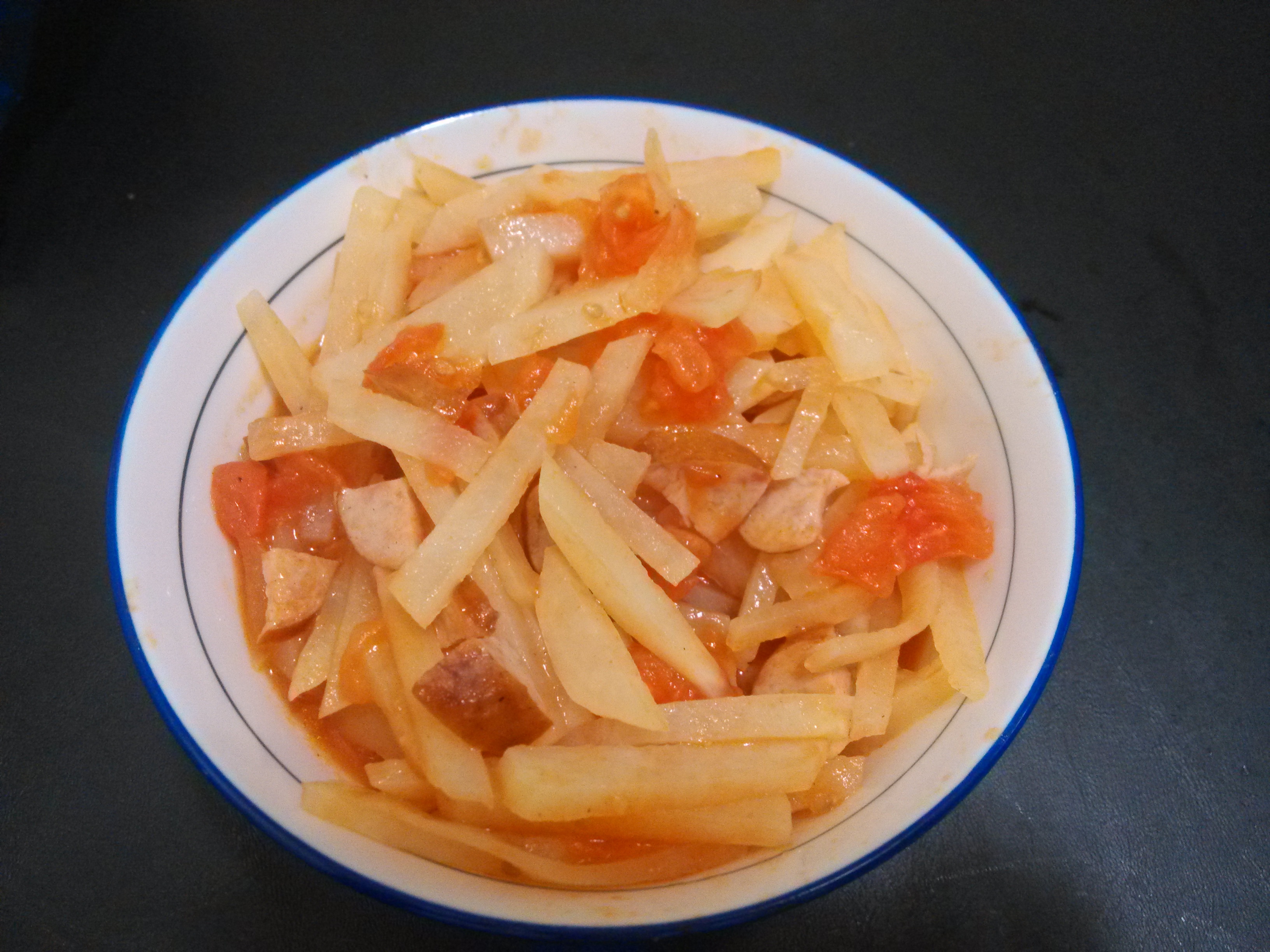番茄土豆片