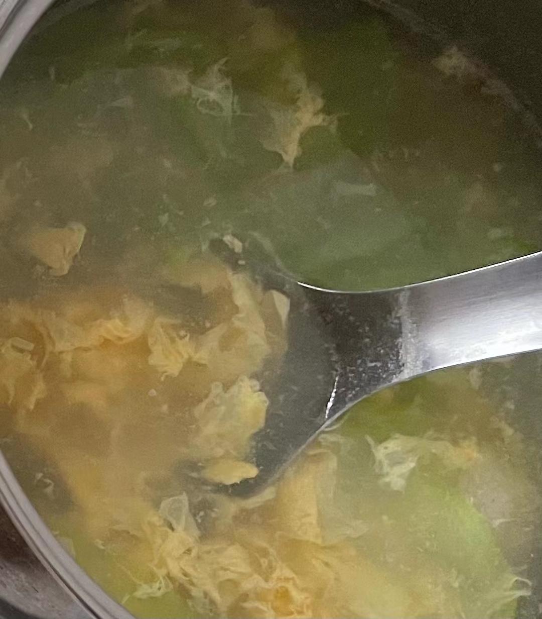 我最成功的丝瓜蛋花汤