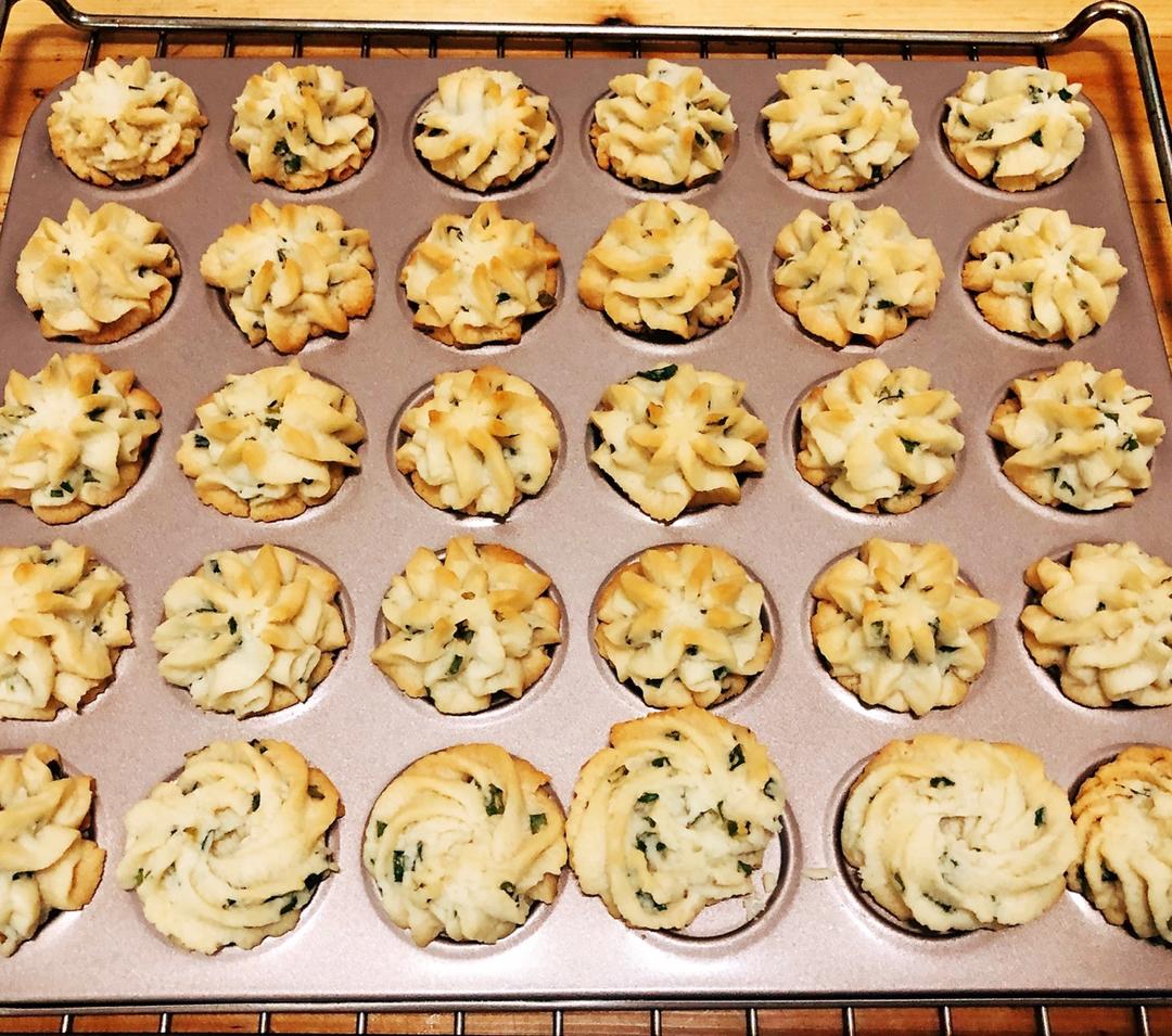 葱香曲奇——酥脆的咸味饼干