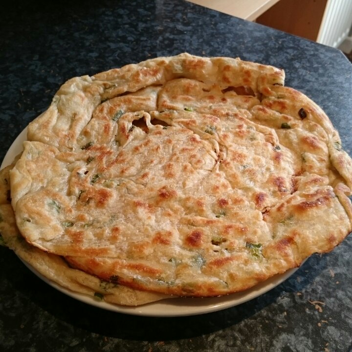 自制葱油饼