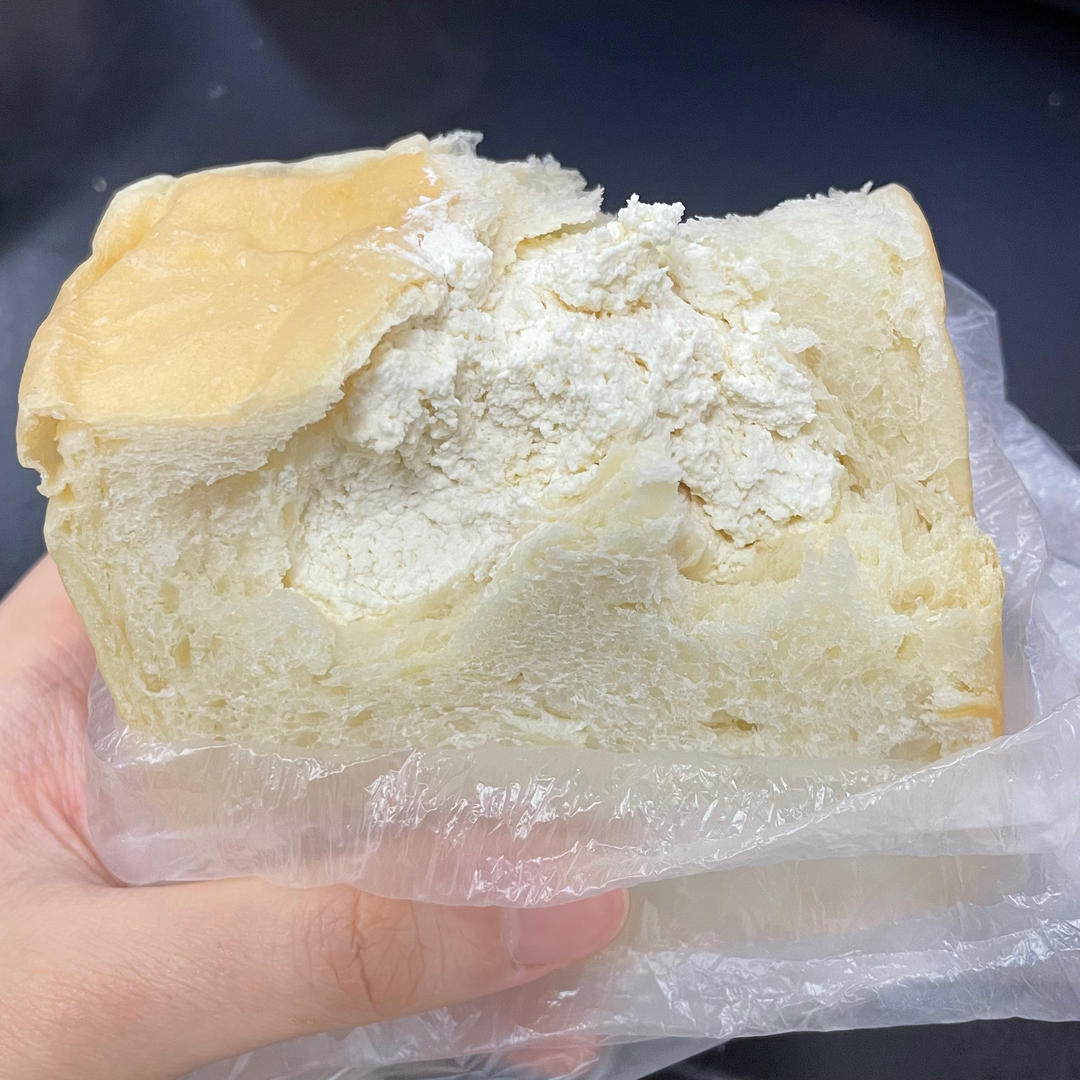 冷藏四天还非常柔软的面包胚！！冰面包