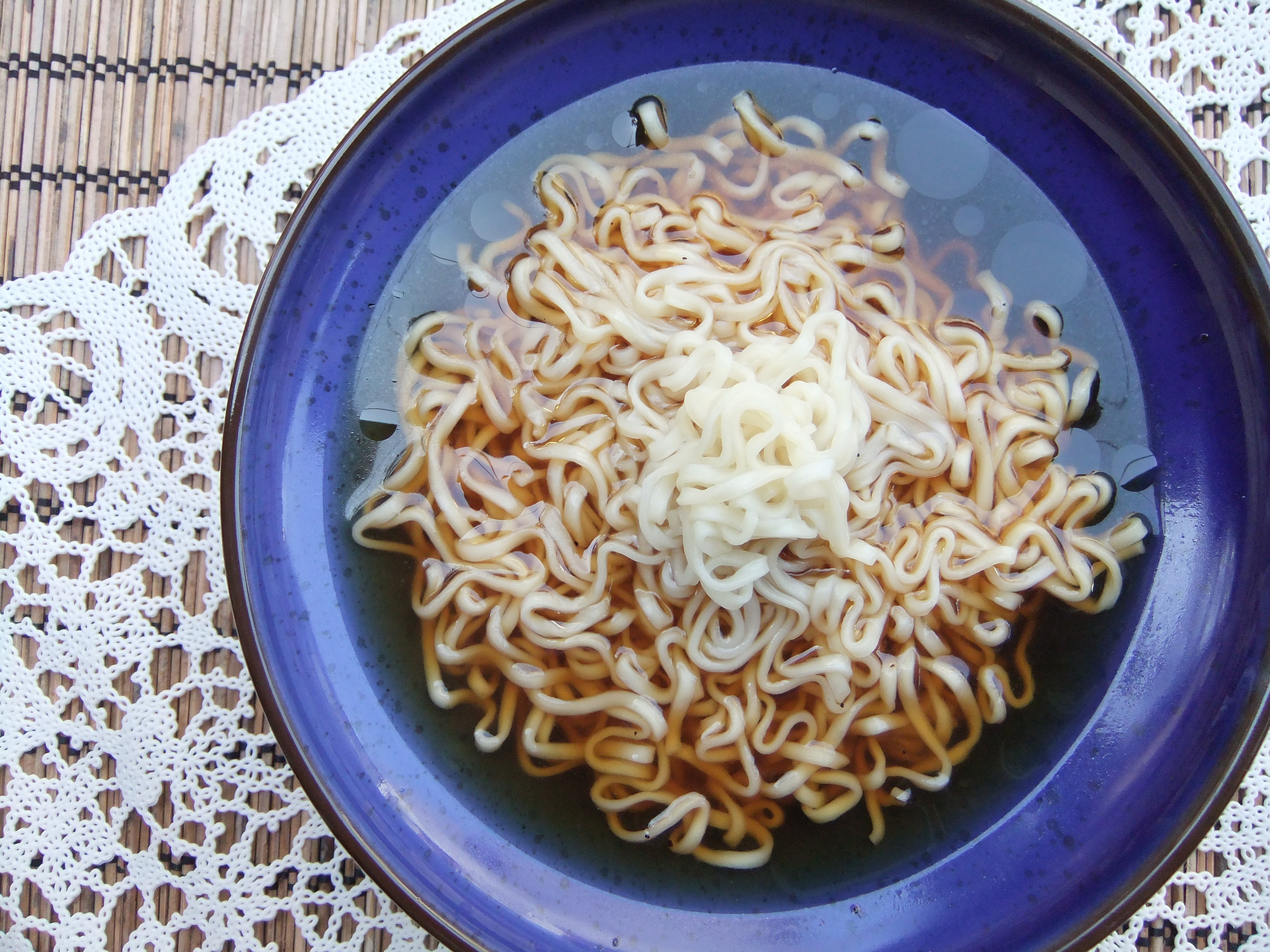 小葱麻油酱油面