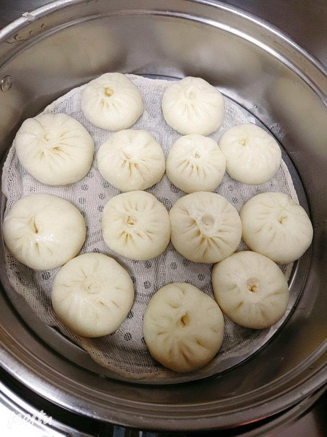 鲜嫩松软多汁的肉包子 ‼️好吃到流口水❗️酱香小笼包（一次发酵）