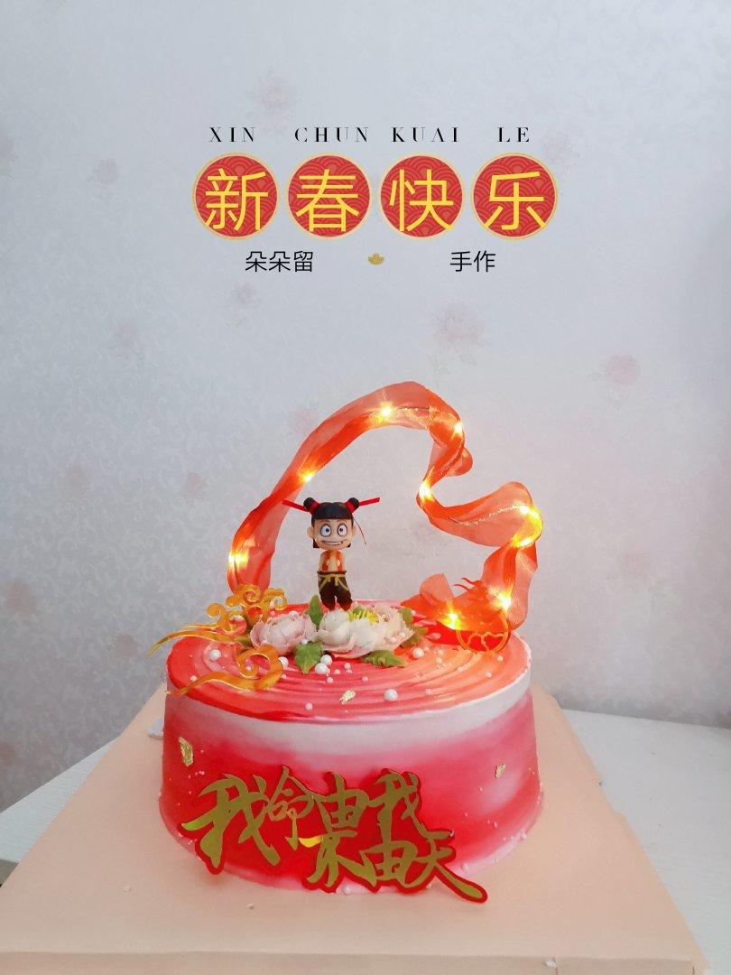 超快手淡奶油淋面蛋糕