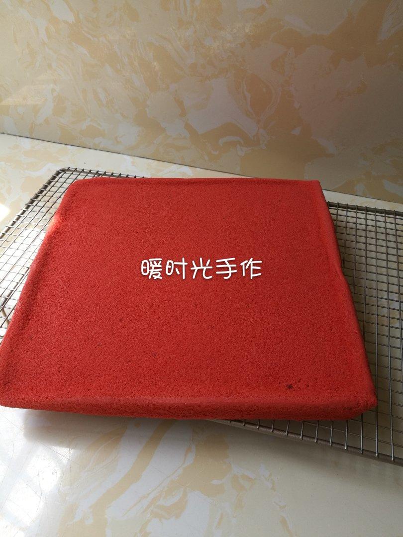 马斯卡彭红丝绒蛋糕卷