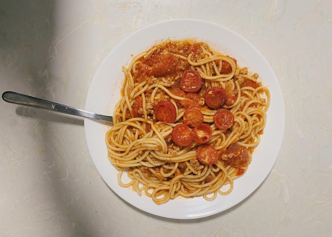 番茄肉酱意大利面
