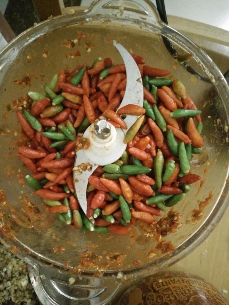 小米椒蒜蓉豆豉酱的做法