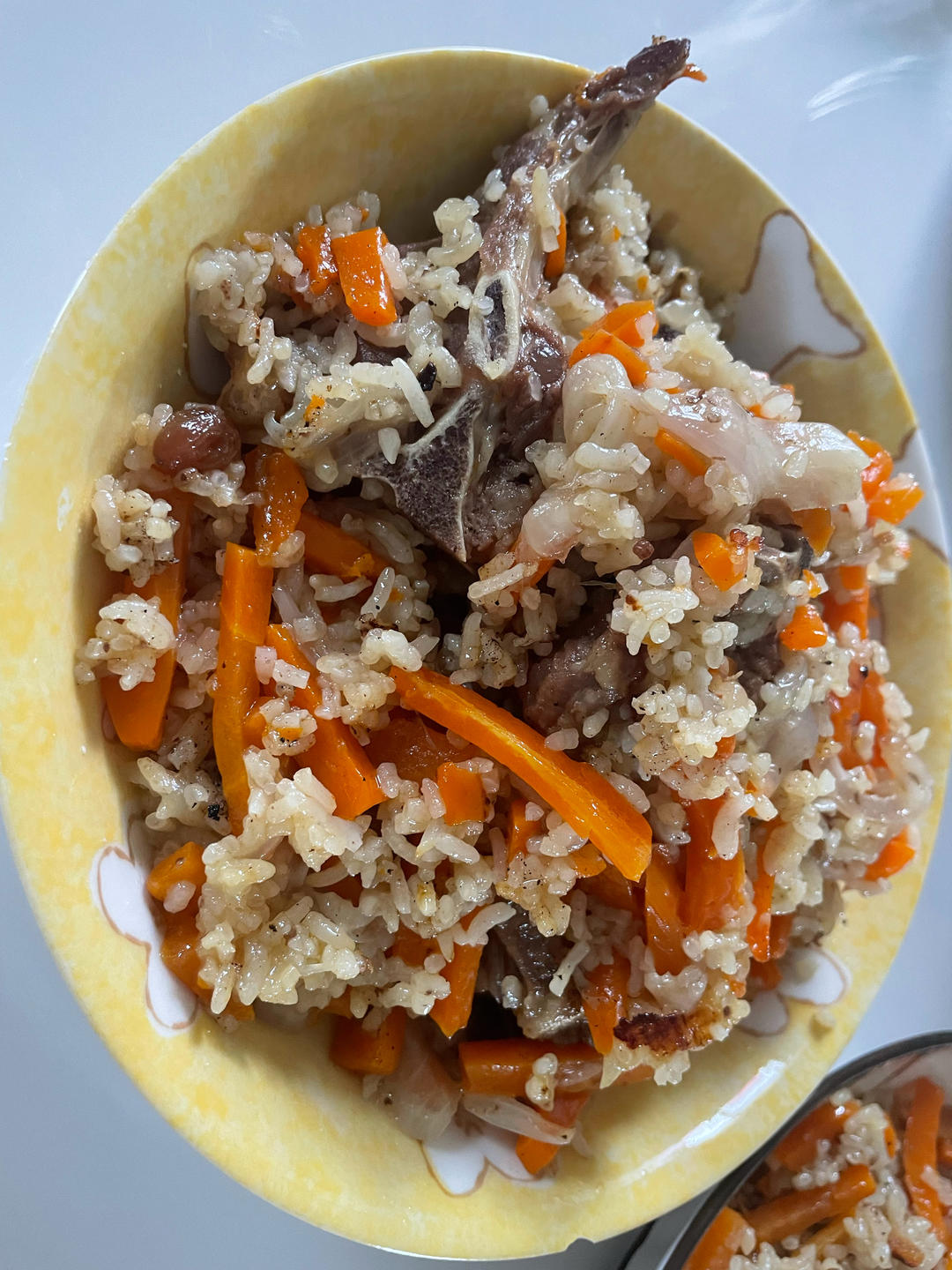 新疆羊排抓饭（出锅后米粒分明的秘密）