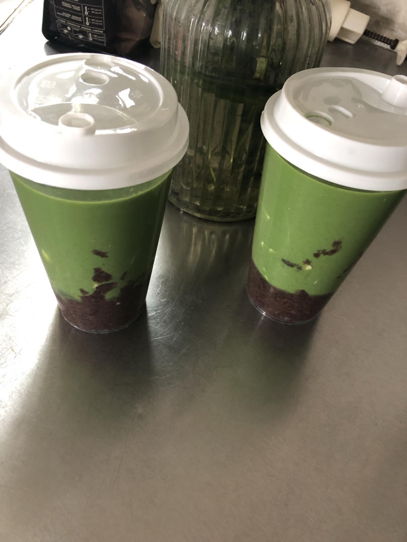 维他奶宝藏茶—自制奈雪の茶（抹茶红豆沙豆奶）