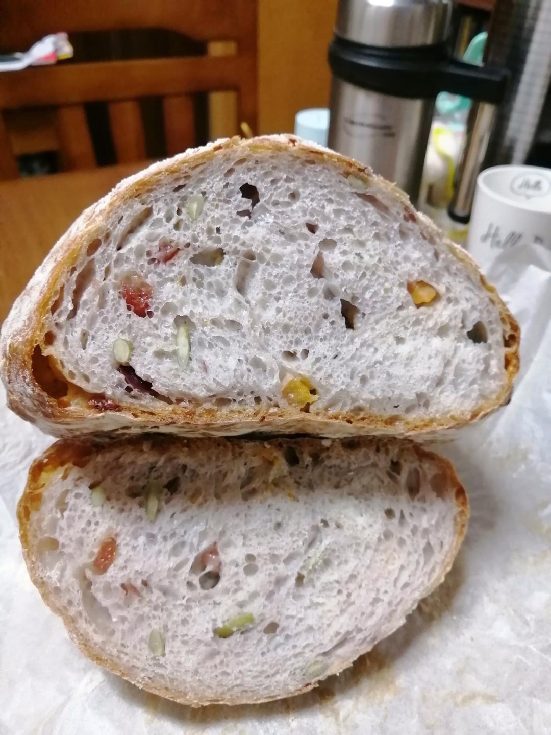 欧包的秘密（免揉/大孔洞/核桃/超简单）