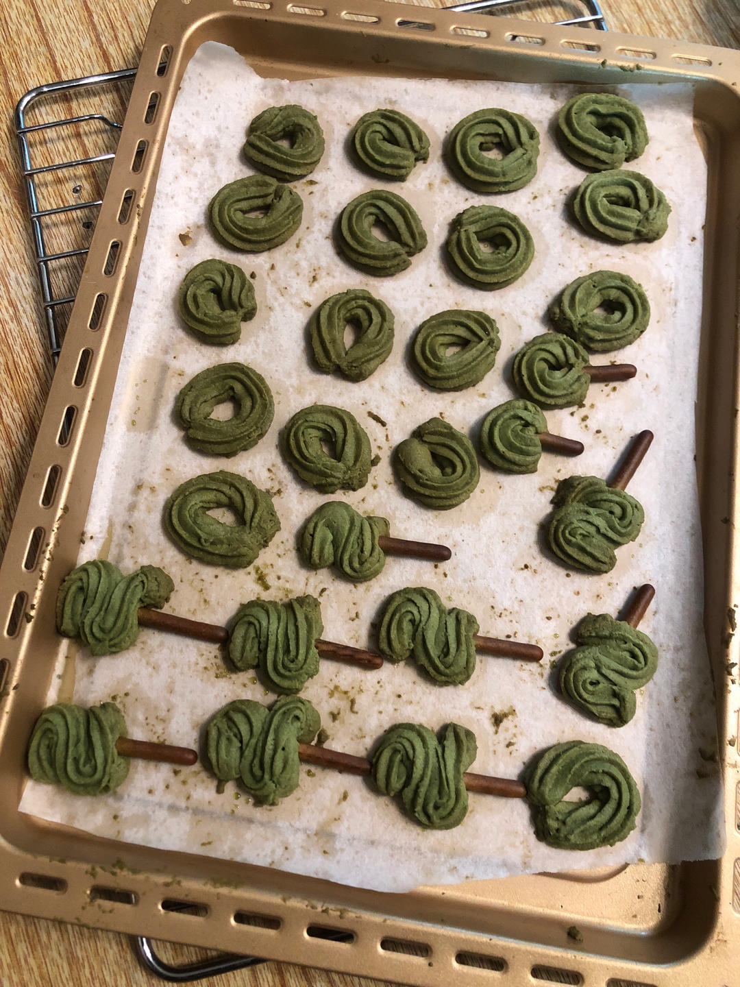 高颜值超可爱的圣诞树曲奇饼干