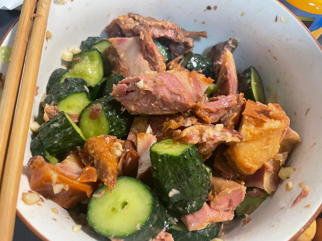 猪头肉拌黄瓜