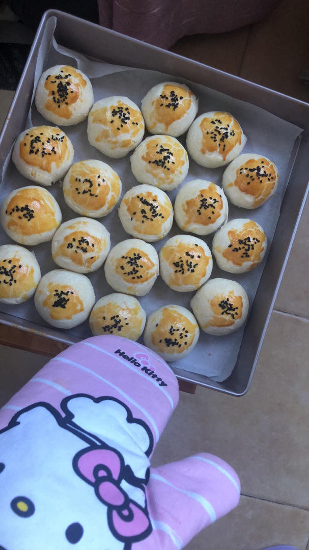 蛋黄酥，只需松弛一次的做法，适合新手