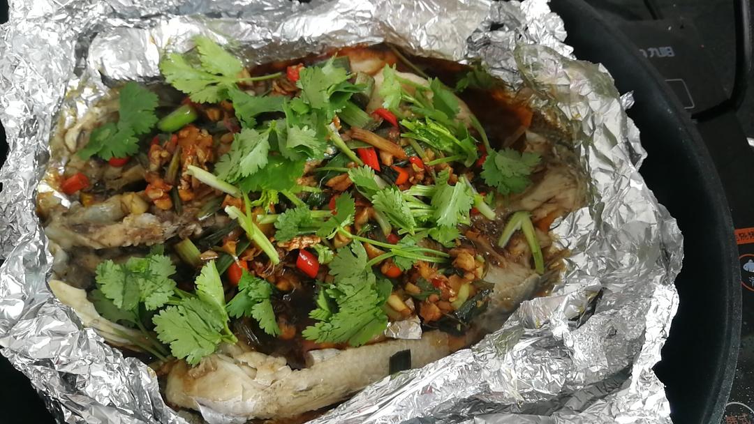 锡纸包鱼的做法