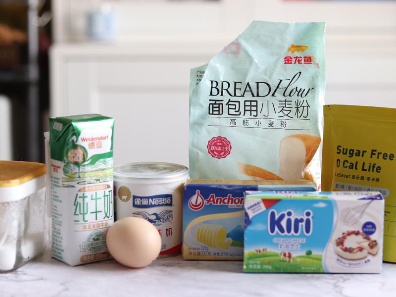 纯奶手撕吐司的做法 步骤1