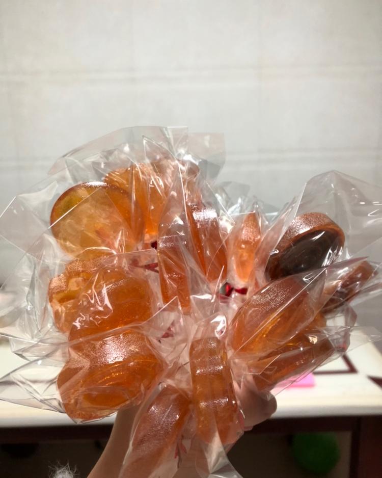 雪梨柠檬棒棒糖