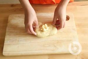 抹茶红豆蛋糕卷面包的做法 步骤4