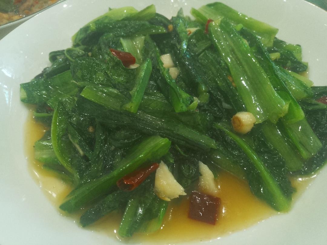 蒜蓉耗油清炒油麦菜，减脂快手菜，宝宝超爱，傻瓜步骤，屡试不爽，好吃且下饭，鲜香爽口！！
