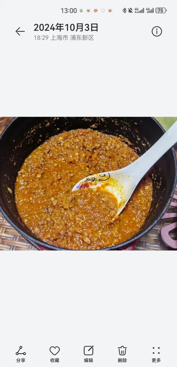 番茄肉酱意面Bolognese意大利chef亲授