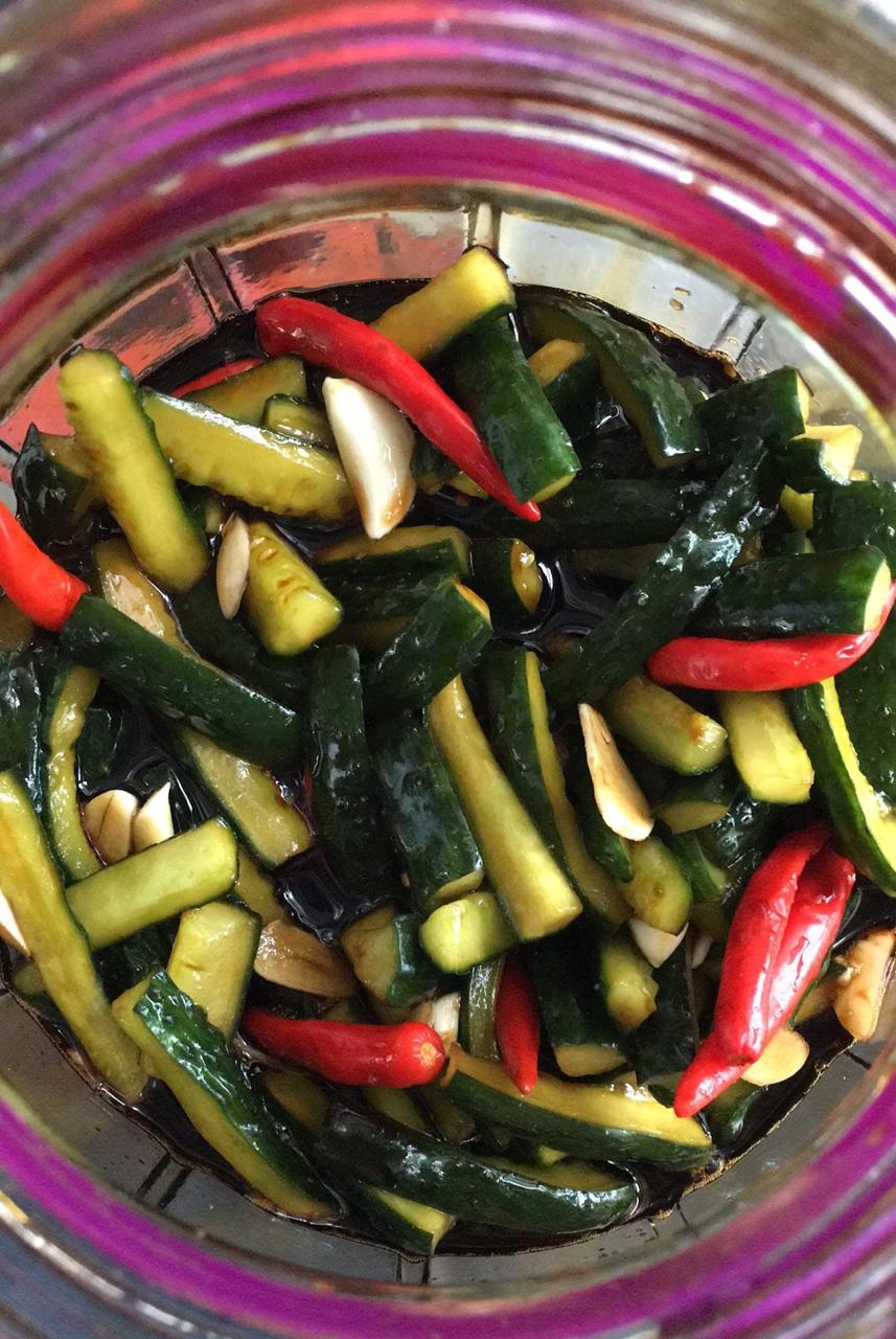 俩宝嘛嘛做的腌黄瓜