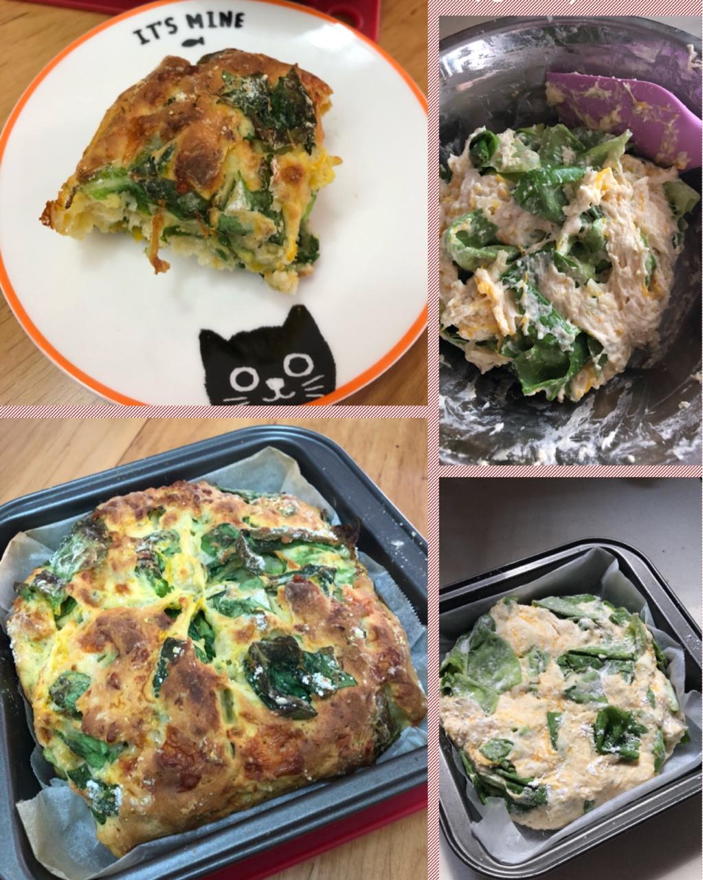 菠菜南瓜奶酪丹波面包丨健康·烘焙